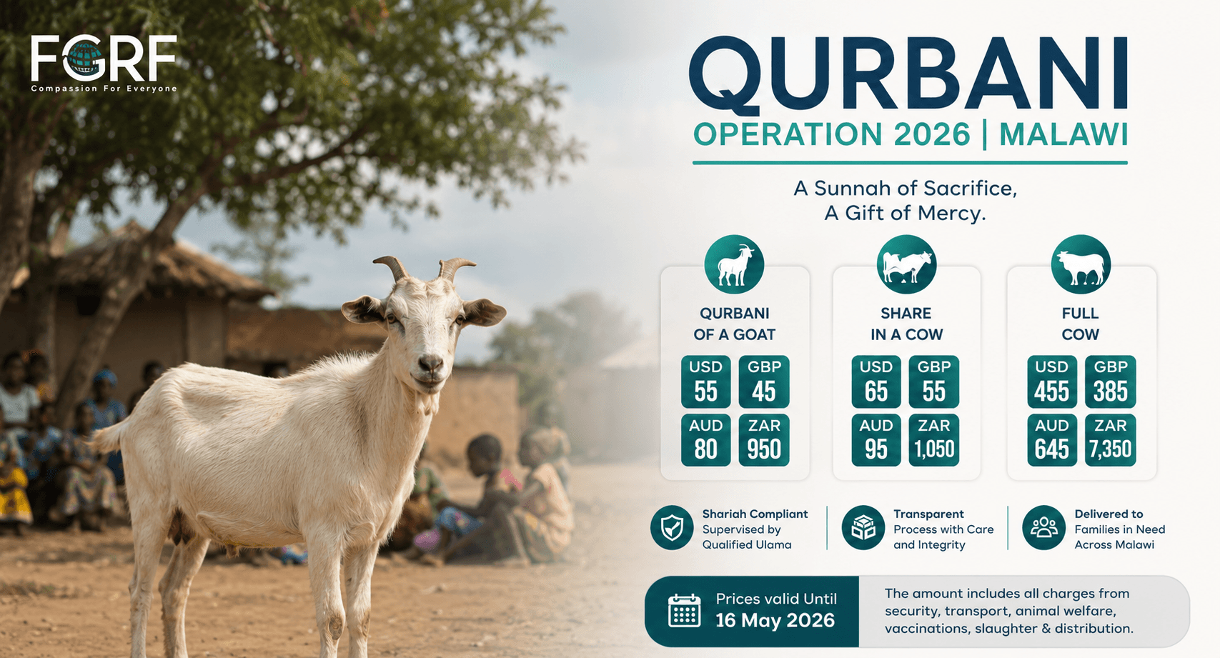Qurbani Operation 2026 - Malawi